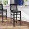 Flash Furniture HERCULES School House Back Black Wood Restaurant Barstool XU-DG-W0006B-BLK-GG - alternate 17